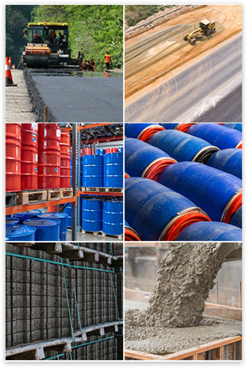 Servicios de Industrias GESA: construcción, químicos, ingeniería